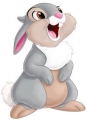 Thumper RABBIT Bambi color cartoon sticker
