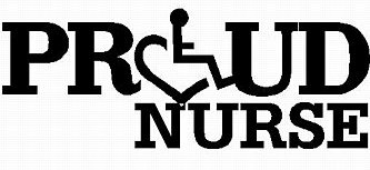 3E LOVE proud nurse diecut vinyl decal