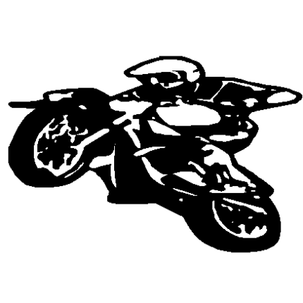 Dirt Biker car sticker