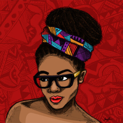 1 African People Wall Sticker 17