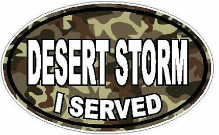 I Served Desert Storm FILLS Camo Brown
