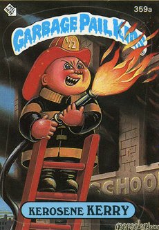 Kerosene KERRY Funny Decal Name Sticker