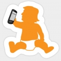 TRUMP Covfefe Tweet Baby Sticker