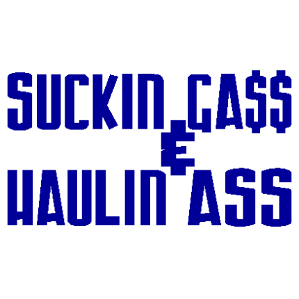 Suckin Gas car sticker