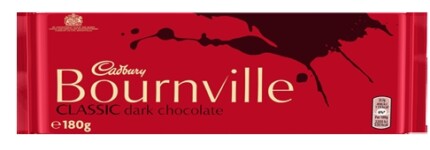 CADBURY BOURNVILLE CANDY LOGO STICKER