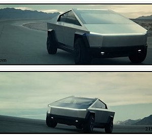 CYBERTRUCK PHOTO STICKER 30 PAIR