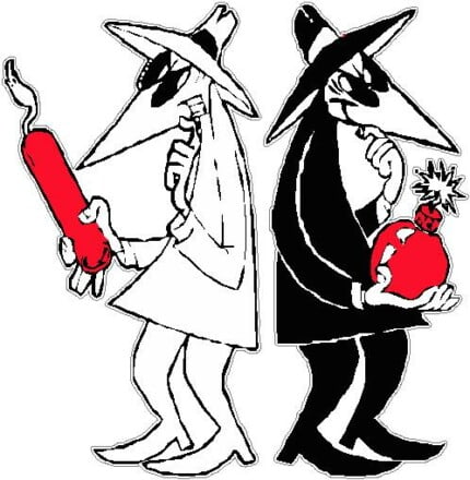 Spy Versus Spy Mad TV Decal Sticker1