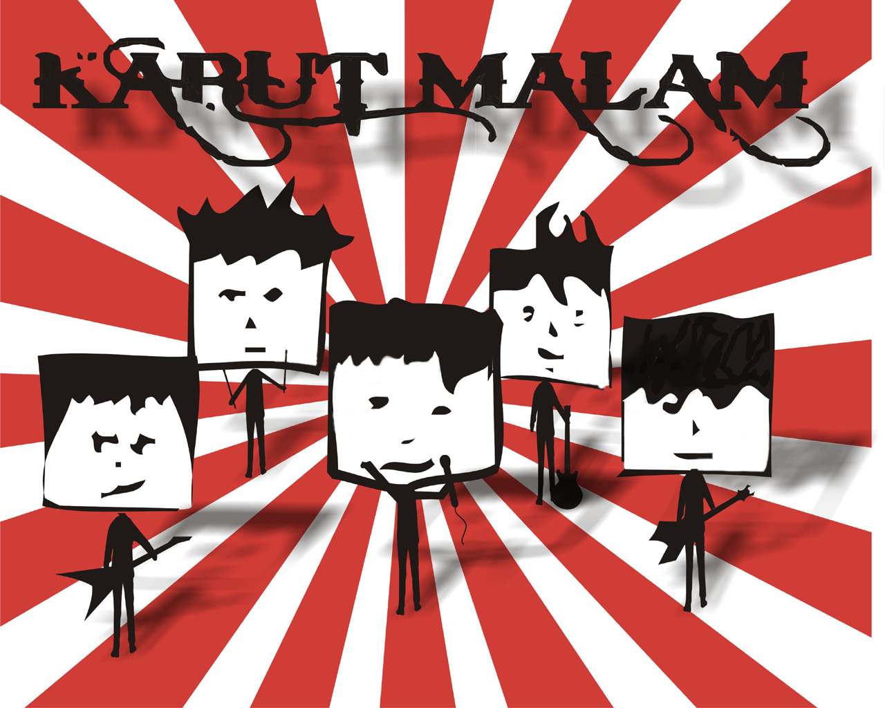 Kabut Malam Color Band Sticker