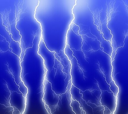 Lightning Blue Vinyl Sheet
