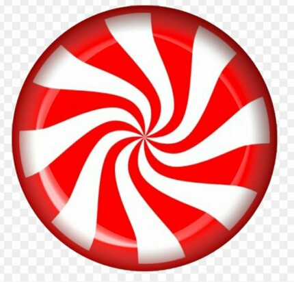 mint candy ROUND COLOR CANDY STICKER