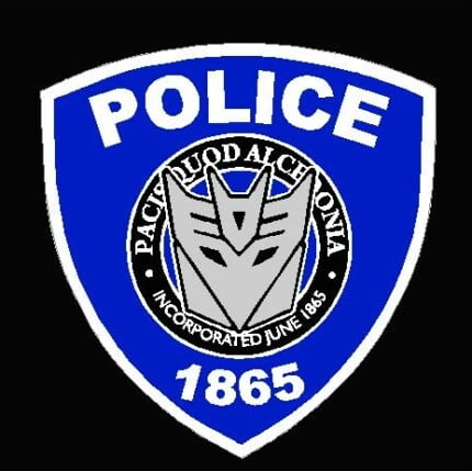 POLICE Transformer Shields Decp Blue