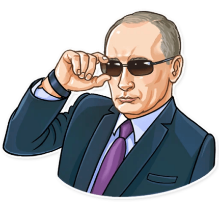 president vladimir putin political sticker 20