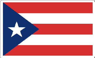 Puerto Rico Flag Decal