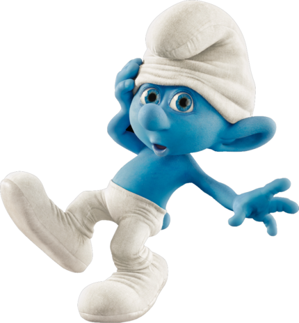 smurf color sticker 101