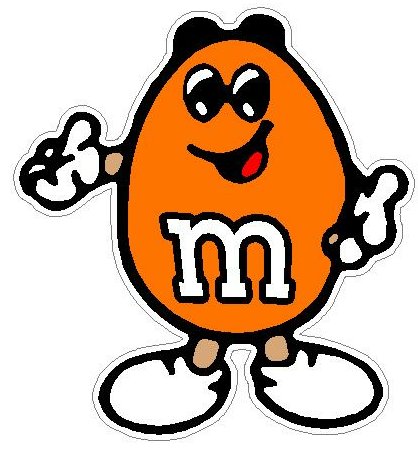 M&M PEANUT ORANGE