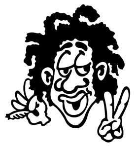 Bob Marley Diecut Decal