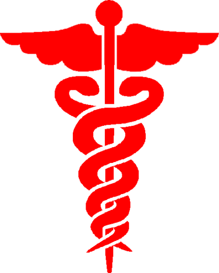 caduceus Medical Die Cut Sticker