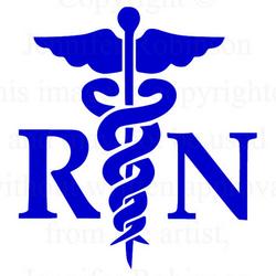 Caduceus Nurse Diecut Decal
