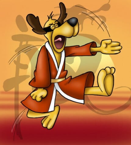Hong Kong Phooey Color Rectangular Decal