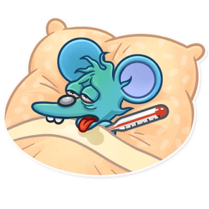 itchy and scratchy funny cartoon sticker 12