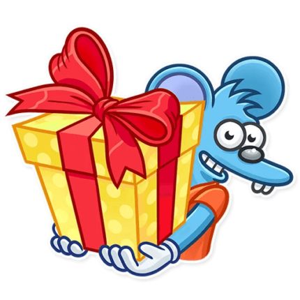 itchy and scratchy funny cartoon sticker 25