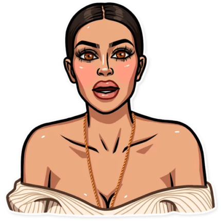 kardashian family_celebrity sticker 25