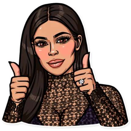 kardashian family_celebrity sticker 4