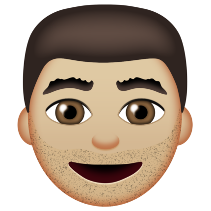 man beard emoji