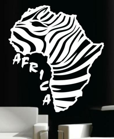 2 African Die Cut Vinyl Decal 1