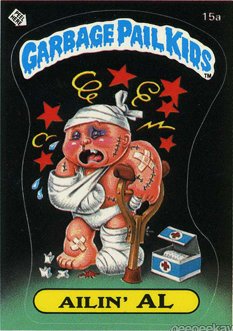 Ailin AL Funny Sticker Name Decal