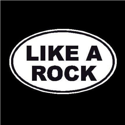 Chevy Rock Oval Decal