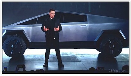 CYBERTRUCK PHOTO STICKER 21