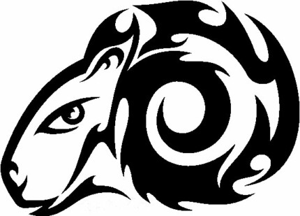 Dodge Ram Tribal Side View Decal