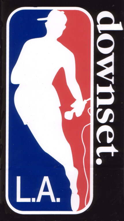 Downset LA Sticker Adhesive Vinyl Decal