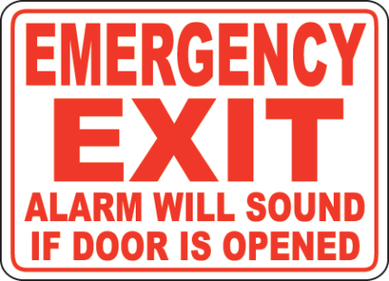 Exit Entrance Signs and Banners 37