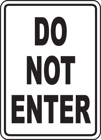 Exit Entrance Signs and Banners 56