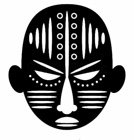 2 African Wall Art MASK 11