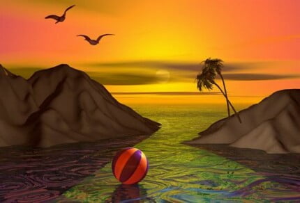 Buildings and Landscape Wall Decals 021