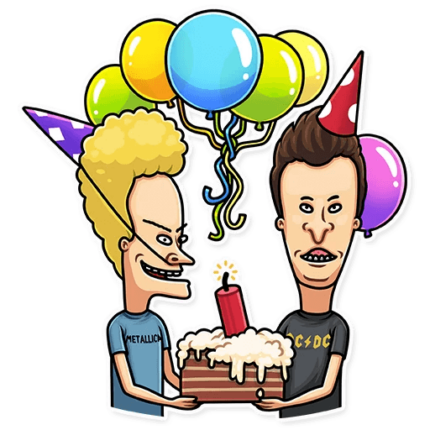 beavis and butthead mtv funny cartoon sticker_21