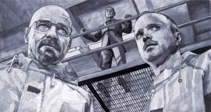 Breaking Bad Drawing Blue Meth Lab