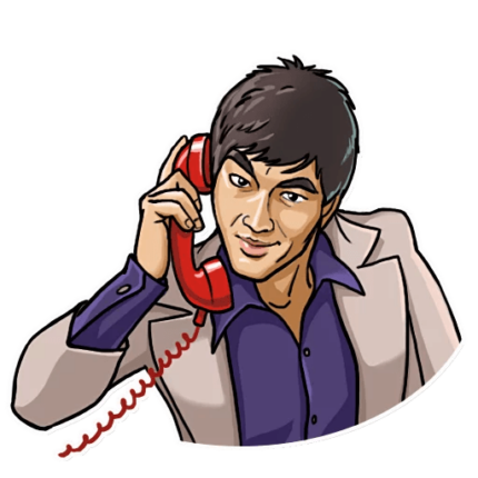 bruce dragon lee celebrity sticker_18