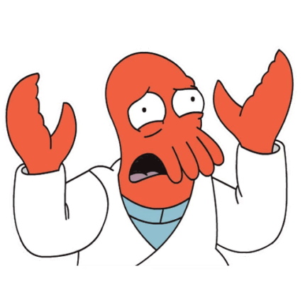 Dr. Zoidberg FUTURAMA STICKER