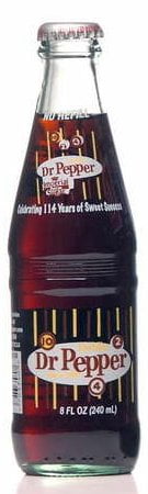 Dr Pepper Soda Bottle