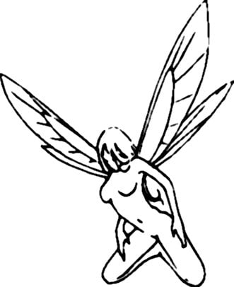 Fairy Fairies Car or Wall Vinyl Decal Stickers 06