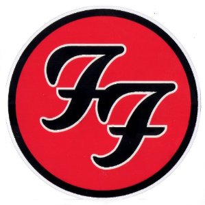 FOO FIGHTERS COLOR LOGO STICKER