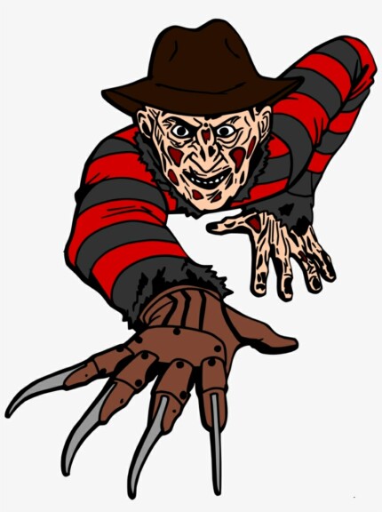 freddy-krueger-drawing-freddy STICKER