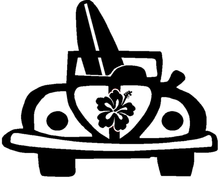 Hawaiian Vinyl Car Decals 09