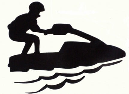 Jet Ski Sticker 2