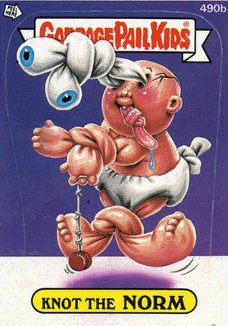 Knot The NORM Funny Decal Name Sticker