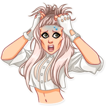 Lady Gaga_Band Sticker 27